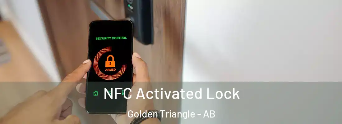  NFC Activated Lock Golden Triangle - AB