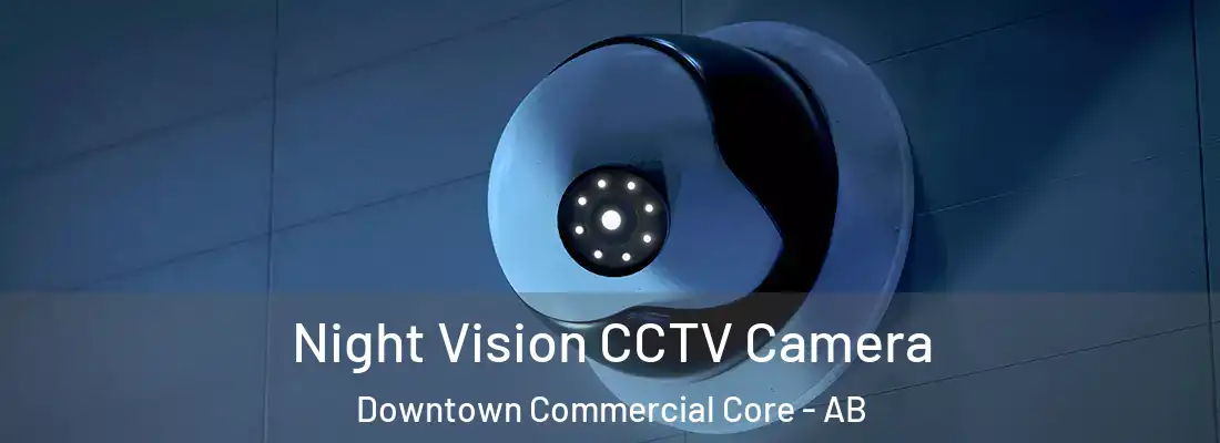  Night Vision CCTV Camera Downtown Commercial Core - AB