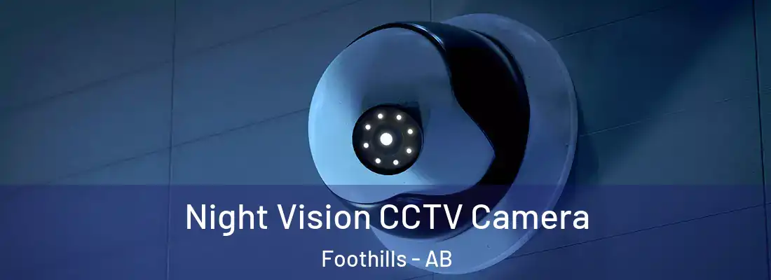  Night Vision CCTV Camera Foothills - AB