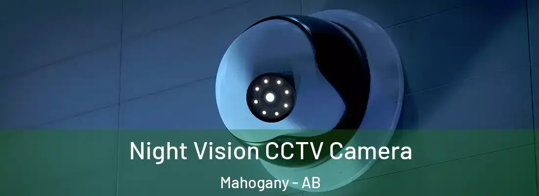  Night Vision CCTV Camera Mahogany - AB