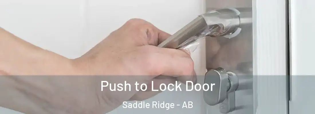  Push to Lock Door Saddle Ridge - AB