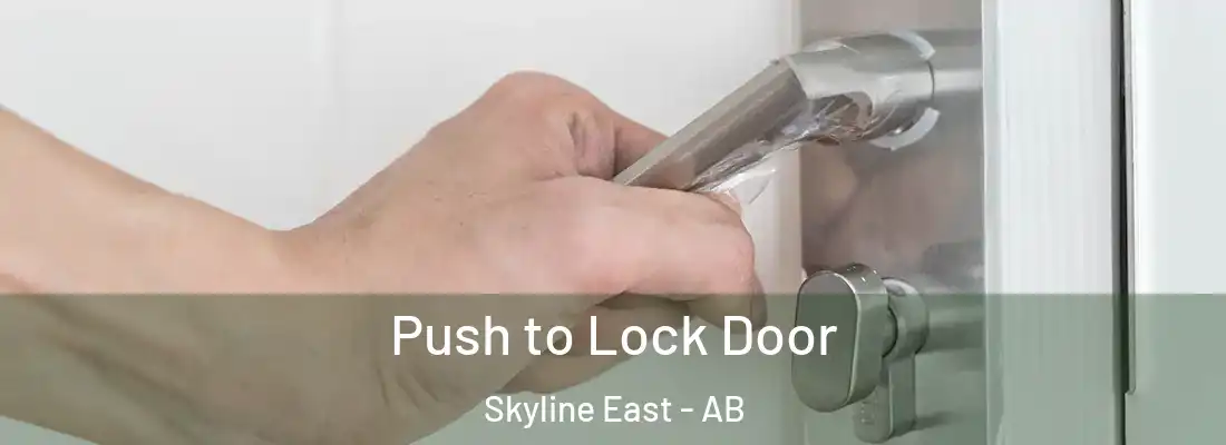  Push to Lock Door Skyline East - AB