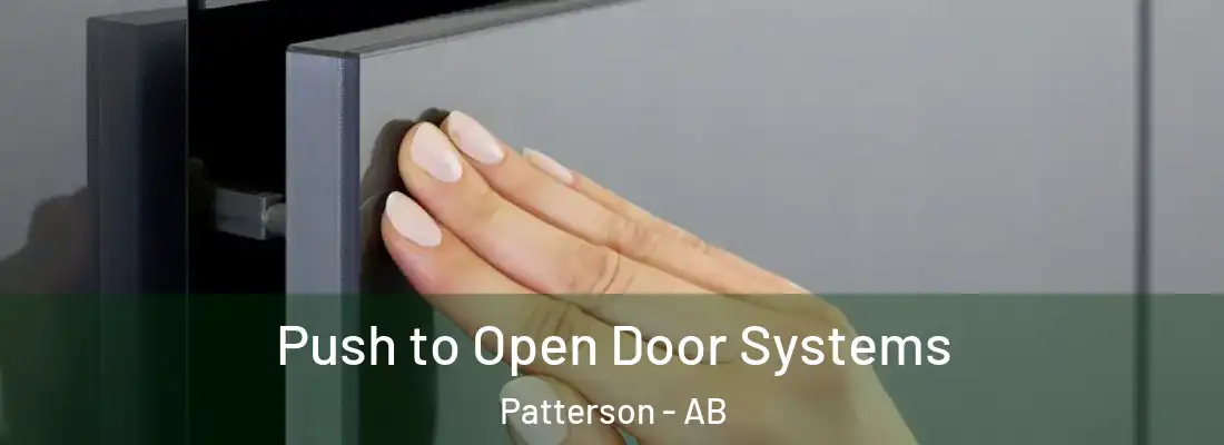  Push to Open Door Systems Patterson - AB