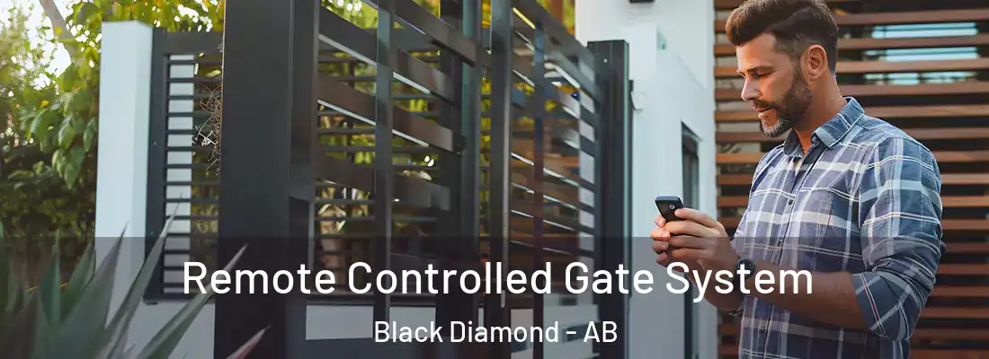  Remote Controlled Gate System Black Diamond - AB