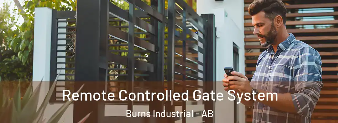  Remote Controlled Gate System Burns Industrial - AB