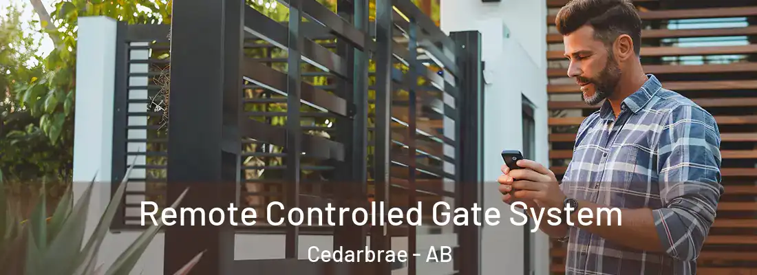  Remote Controlled Gate System Cedarbrae - AB