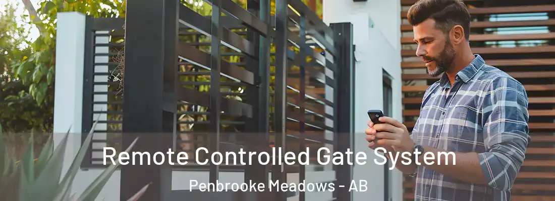  Remote Controlled Gate System Penbrooke Meadows - AB