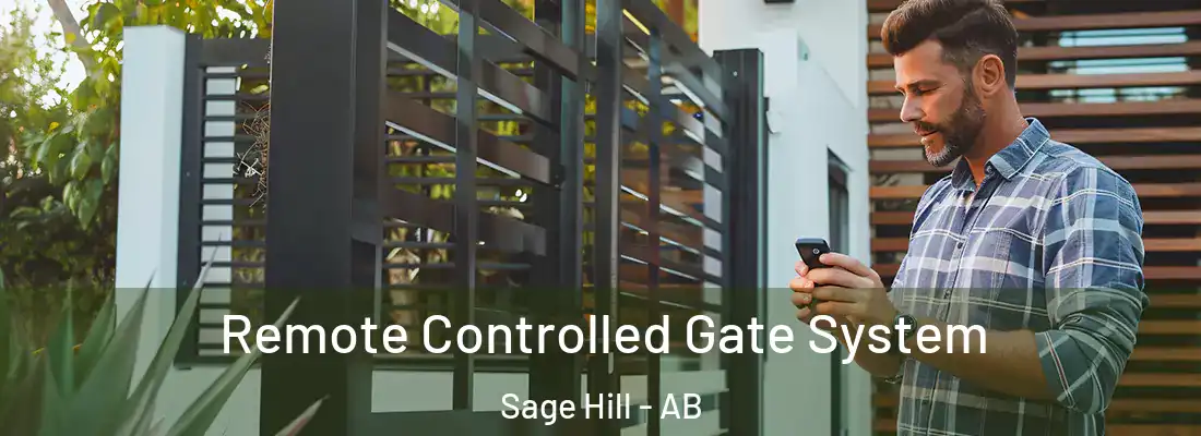  Remote Controlled Gate System Sage Hill - AB