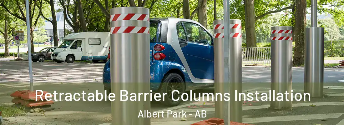  Retractable Barrier Columns Installation Albert Park - AB
