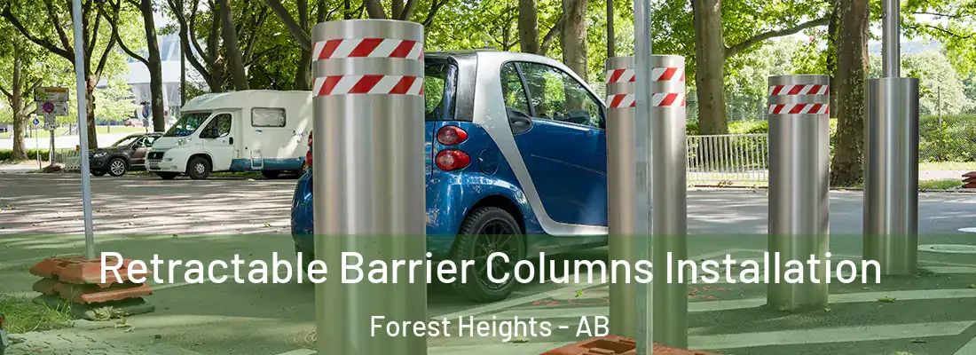  Retractable Barrier Columns Installation Forest Heights - AB