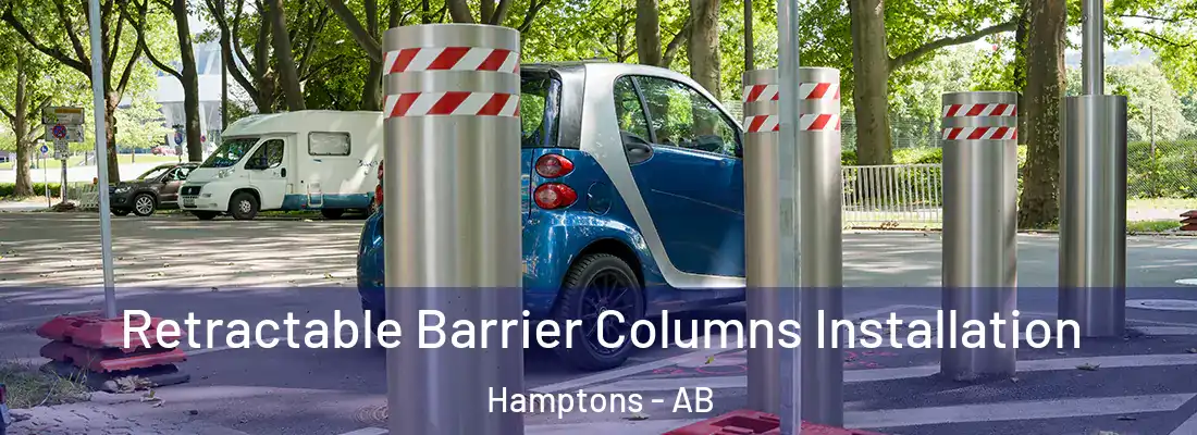  Retractable Barrier Columns Installation Hamptons - AB