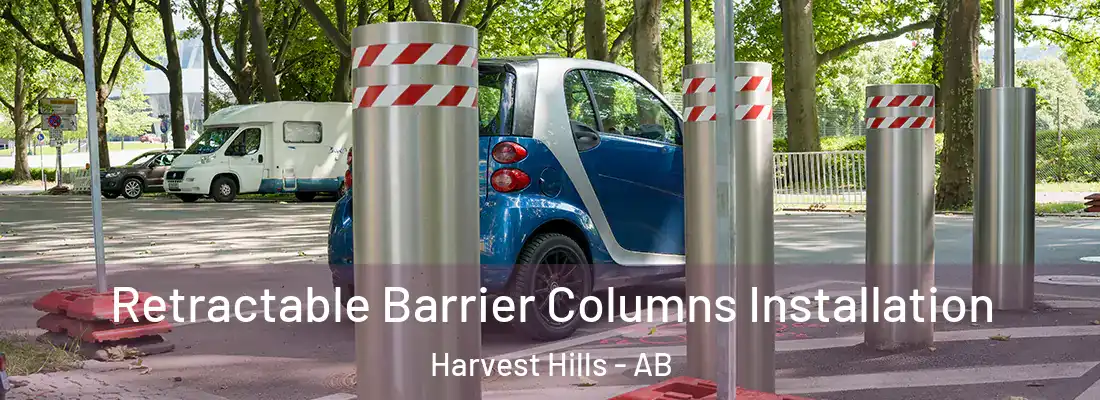  Retractable Barrier Columns Installation Harvest Hills - AB