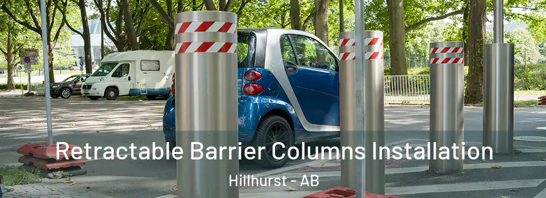  Retractable Barrier Columns Installation Hillhurst - AB