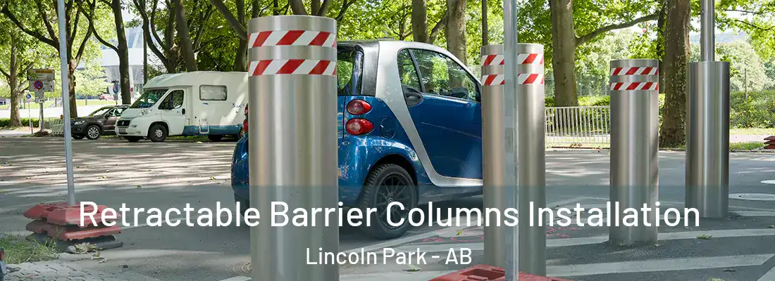  Retractable Barrier Columns Installation Lincoln Park - AB