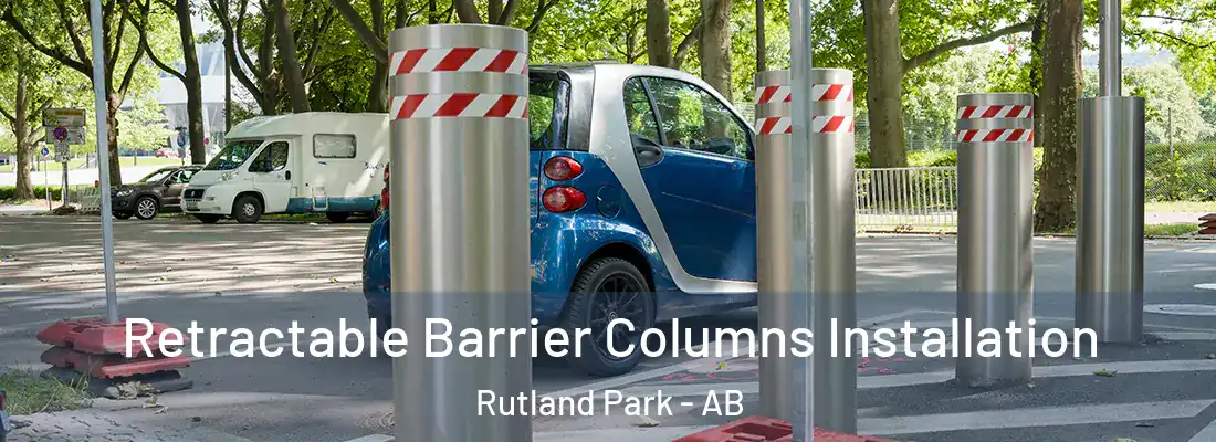  Retractable Barrier Columns Installation Rutland Park - AB