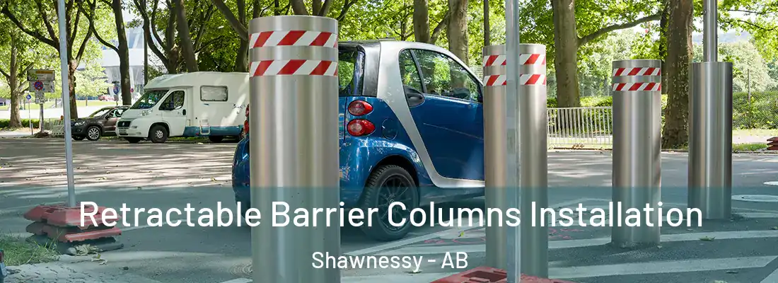  Retractable Barrier Columns Installation Shawnessy - AB
