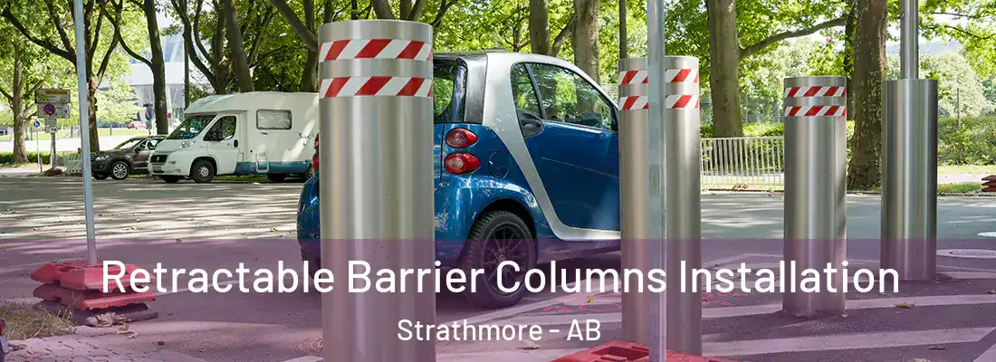  Retractable Barrier Columns Installation Strathmore - AB