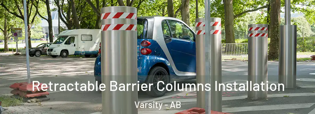  Retractable Barrier Columns Installation Varsity - AB