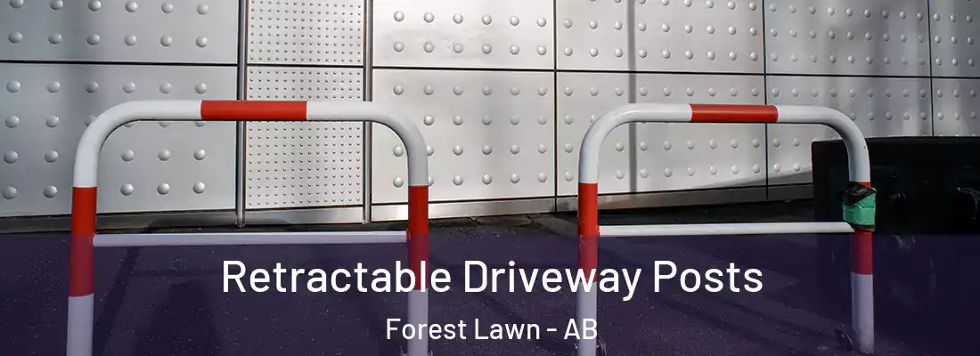  Retractable Driveway Posts Forest Lawn - AB