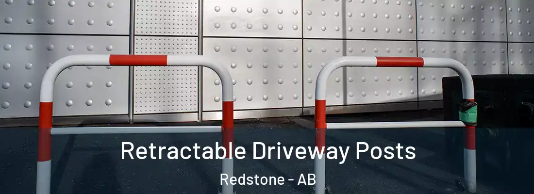  Retractable Driveway Posts Redstone - AB