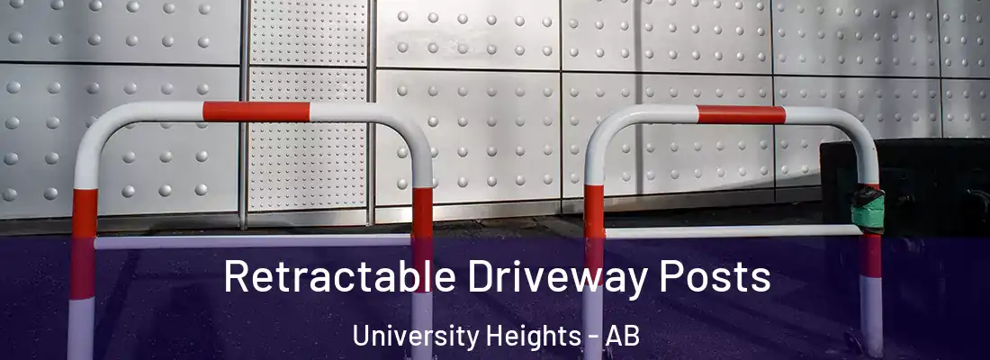  Retractable Driveway Posts University Heights - AB