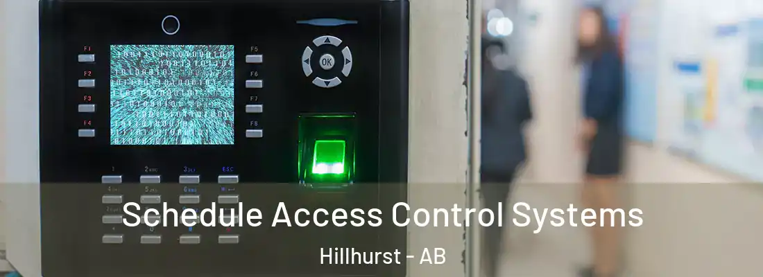 Schedule Access Control Systems Hillhurst - AB