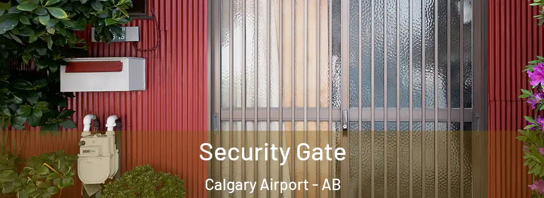  Security Gate Calgary Airport - AB