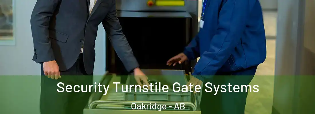 Security Turnstile Gate Systems Oakridge - AB