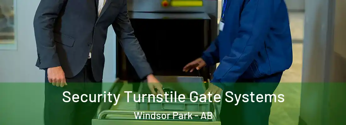  Security Turnstile Gate Systems Windsor Park - AB