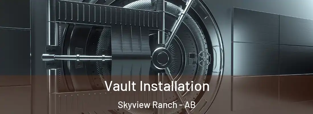 Vault Installation Skyview Ranch - AB