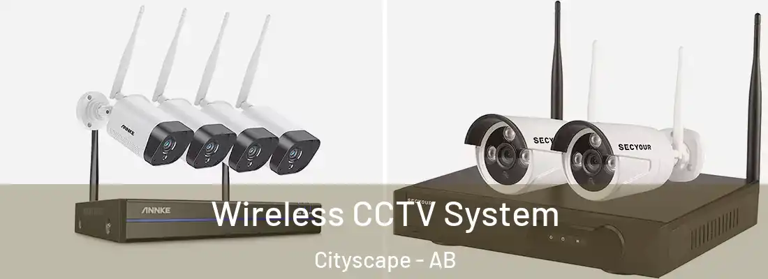  Wireless CCTV System Cityscape - AB